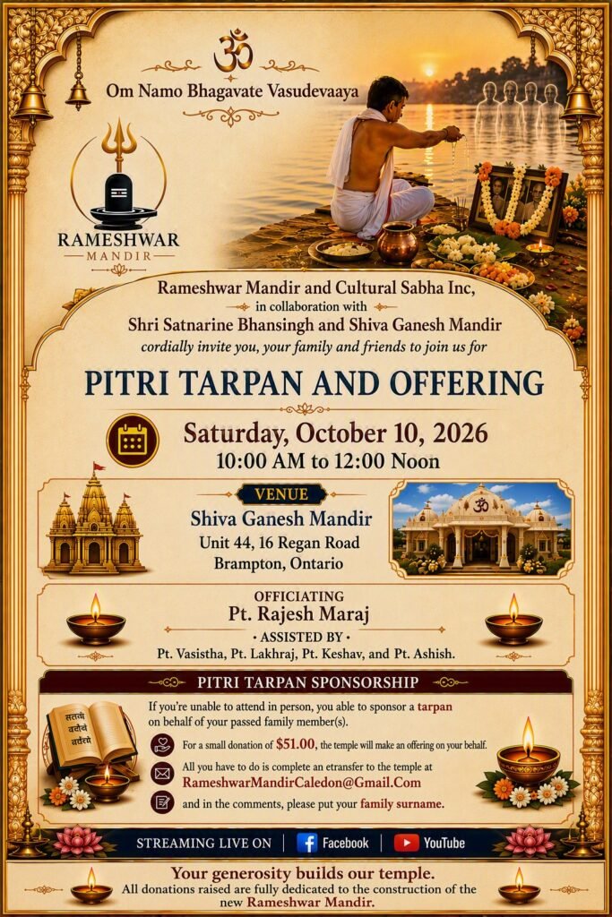 Pitri Tarpan and Offering